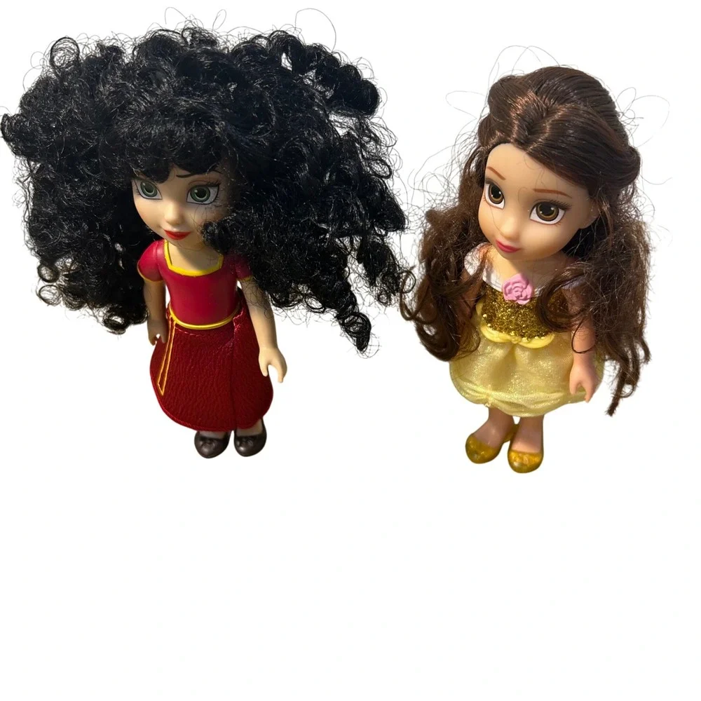 Disney Princess Toddler‎ Dolls Belle and Tiana 6.5 in tall